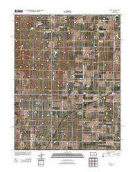 Tampa Kansas Historical topographic map, 1:24000 scale, 7.5 X 7.5 Minute, Year 2012