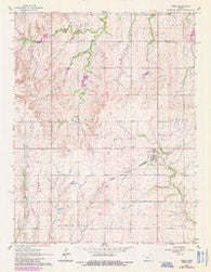 Tampa Kansas Historical topographic map, 1:24000 scale, 7.5 X 7.5 Minute, Year 1964