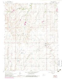 Tampa Kansas Historical topographic map, 1:24000 scale, 7.5 X 7.5 Minute, Year 1964