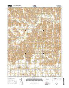 Tasco Kansas Current topographic map, 1:24000 scale, 7.5 X 7.5 Minute, Year 2015