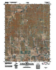 Tescott Kansas Historical topographic map, 1:24000 scale, 7.5 X 7.5 Minute, Year 2009