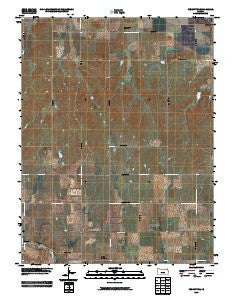 Tescott SE Kansas Historical topographic map, 1:24000 scale, 7.5 X 7.5 Minute, Year 2009