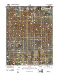 Tescott SE Kansas Historical topographic map, 1:24000 scale, 7.5 X 7.5 Minute, Year 2012
