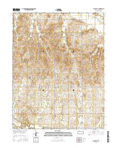 Tescott SE Kansas Current topographic map, 1:24000 scale, 7.5 X 7.5 Minute, Year 2015