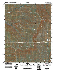 Teterville Kansas Historical topographic map, 1:24000 scale, 7.5 X 7.5 Minute, Year 2009