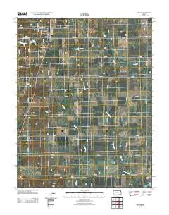 Thayer Kansas Historical topographic map, 1:24000 scale, 7.5 X 7.5 Minute, Year 2012