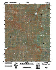 Thrall Kansas Historical topographic map, 1:24000 scale, 7.5 X 7.5 Minute, Year 2009