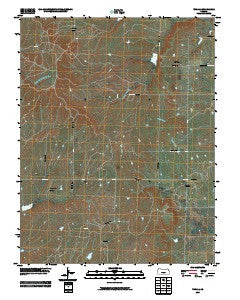 Thrall Kansas Historical topographic map, 1:24000 scale, 7.5 X 7.5 Minute, Year 2009