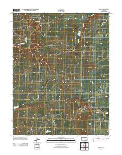 Thrall Kansas Historical topographic map, 1:24000 scale, 7.5 X 7.5 Minute, Year 2012