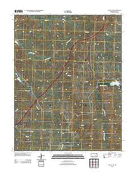 Thrall NW Kansas Historical topographic map, 1:24000 scale, 7.5 X 7.5 Minute, Year 2012