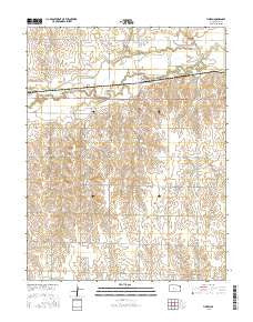 Timken Kansas Current topographic map, 1:24000 scale, 7.5 X 7.5 Minute, Year 2015