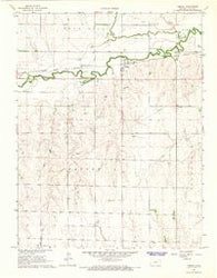 Timken Kansas Historical topographic map, 1:24000 scale, 7.5 X 7.5 Minute, Year 1966