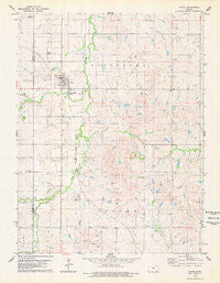 Tipton Kansas Historical topographic map, 1:24000 scale, 7.5 X 7.5 Minute, Year 1978