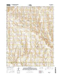 Togo Kansas Current topographic map, 1:24000 scale, 7.5 X 7.5 Minute, Year 2015