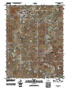 Tonganoxie Kansas Historical topographic map, 1:24000 scale, 7.5 X 7.5 Minute, Year 2009