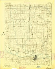 Topeka Kansas Historical topographic map, 1:125000 scale, 30 X 30 Minute, Year 1894
