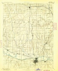 Topeka Kansas Historical topographic map, 1:125000 scale, 30 X 30 Minute, Year 1894