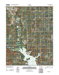 Toronto Kansas Historical topographic map, 1:24000 scale, 7.5 X 7.5 Minute, Year 2012
