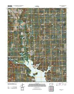Toronto Kansas Historical topographic map, 1:24000 scale, 7.5 X 7.5 Minute, Year 2012