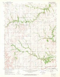 Toronto NE Kansas Historical topographic map, 1:24000 scale, 7.5 X 7.5 Minute, Year 1968