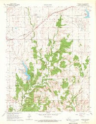 Toronto SE Kansas Historical topographic map, 1:24000 scale, 7.5 X 7.5 Minute, Year 1968