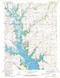 Toronto Kansas Historical topographic map, 1:24000 scale, 7.5 X 7.5 Minute, Year 1969