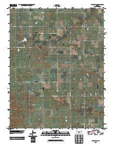 Toronto NE Kansas Historical topographic map, 1:24000 scale, 7.5 X 7.5 Minute, Year 2009