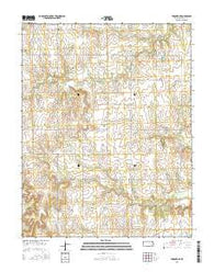 Toronto NE Kansas Current topographic map, 1:24000 scale, 7.5 X 7.5 Minute, Year 2015