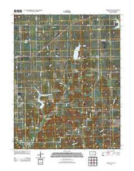 Toronto SE Kansas Historical topographic map, 1:24000 scale, 7.5 X 7.5 Minute, Year 2012