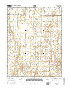 Tractor Kansas Current topographic map, 1:24000 scale, 7.5 X 7.5 Minute, Year 2015