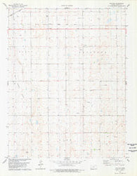 Tractor Kansas Historical topographic map, 1:24000 scale, 7.5 X 7.5 Minute, Year 1978