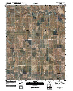Trego Center Kansas Historical topographic map, 1:24000 scale, 7.5 X 7.5 Minute, Year 2010