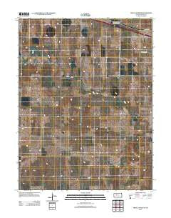 Trego Center NE Kansas Historical topographic map, 1:24000 scale, 7.5 X 7.5 Minute, Year 2012