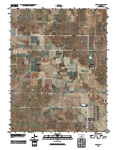 Trenton Kansas Historical topographic map, 1:24000 scale, 7.5 X 7.5 Minute, Year 2009