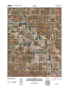 Trenton Kansas Historical topographic map, 1:24000 scale, 7.5 X 7.5 Minute, Year 2012