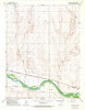 Tribune 3 SW Kansas Historical topographic map, 1:24000 scale, 7.5 X 7.5 Minute, Year 1966