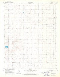 Tribune SW Kansas Historical topographic map, 1:24000 scale, 7.5 X 7.5 Minute, Year 1970