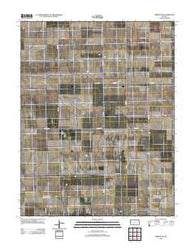 Tribune SE Kansas Historical topographic map, 1:24000 scale, 7.5 X 7.5 Minute, Year 2012
