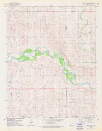 Trout Creek Kansas Historical topographic map, 1:24000 scale, 7.5 X 7.5 Minute, Year 1979