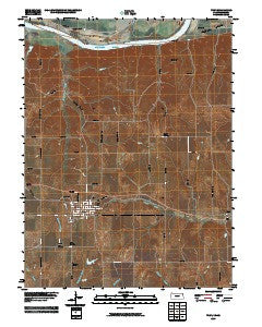 Troy Kansas Historical topographic map, 1:24000 scale, 7.5 X 7.5 Minute, Year 2009