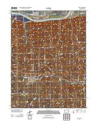 Troy Kansas Historical topographic map, 1:24000 scale, 7.5 X 7.5 Minute, Year 2012