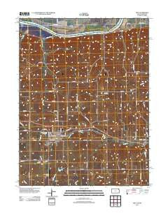 Troy Kansas Historical topographic map, 1:24000 scale, 7.5 X 7.5 Minute, Year 2012