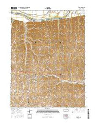 Troy Kansas Current topographic map, 1:24000 scale, 7.5 X 7.5 Minute, Year 2016