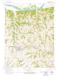Troy Kansas Historical topographic map, 1:24000 scale, 7.5 X 7.5 Minute, Year 1961