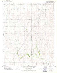 Turkey Creek Kansas Historical topographic map, 1:24000 scale, 7.5 X 7.5 Minute, Year 1979