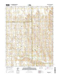 Turkey Creek Kansas Current topographic map, 1:24000 scale, 7.5 X 7.5 Minute, Year 2016