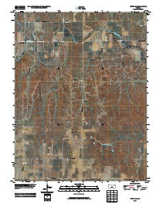 Turkville Kansas Historical topographic map, 1:24000 scale, 7.5 X 7.5 Minute, Year 2009