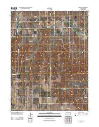 Turkville Kansas Historical topographic map, 1:24000 scale, 7.5 X 7.5 Minute, Year 2012