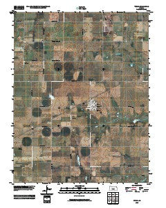 Turon Kansas Historical topographic map, 1:24000 scale, 7.5 X 7.5 Minute, Year 2009