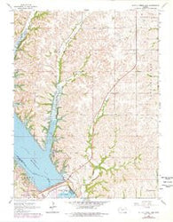 Tuttle Creek Dam Kansas Historical topographic map, 1:24000 scale, 7.5 X 7.5 Minute, Year 1964
